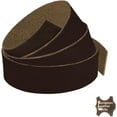thumbnail image 4 of ELW 9-10 oz. 3.5-4mm Crazy Horse Full Grain Cowhide Genuine Leather Strap for Crafts  Size: 1"x40" 2.5x102cm  Blank Belts, DIY, Tooling, Jewelry, Wrapping, Straps, Heavy Duty  Dark Brown, 4 of 7