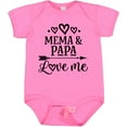 thumbnail image 3 of Inktastic Mema and Papa Love Me Girls Baby Bodysuit, 3 of 5