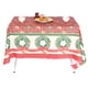 thumbnail image 5 of Cubierta de mesa navideña, mantel de mesa con impresión de poliéster navideño, mantel de cocina, artesanía Superior, 5 of 9