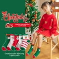 thumbnail image 4 of BULLPIANO Baby Non Slip Warm Socks Baby Boys Thick Winter Socks with Grips for Baby Girls Non Skid Socks 5 Pack Xmas Festival Socks for Girls Boys, 4 of 7