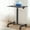 Black, variant on GIANNA Mobile Height Adjustable Laptop Stand Computer Workstation for Sitting Classroom Home Office Medical Table w/Wheels, Flat Desk