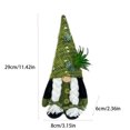 thumbnail image 3 of Figura de Gnomo sin Rostro Tejido de Navidad, Muñeco de Peluche Enano Rudolph Verde, Adorno de Maceta de Plantas Lindo para Estante Del Hogar Transfronterizo y Festivo, 3 of 6