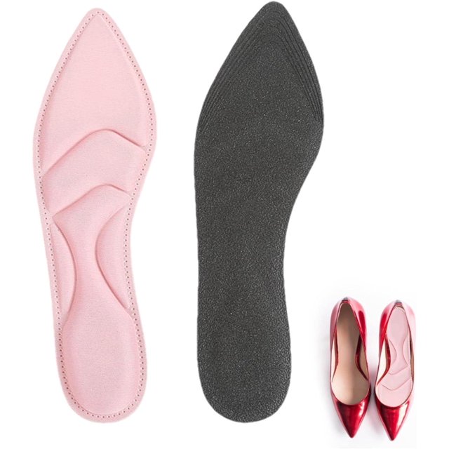 LAICAIW Semelles de Chaussures pour Femmes, Semelles à Talons Hauts Pointus avec Mousse Mémoire - Fournitures de Marche pour Femmes pour le Camping, la Marche, la Course, la Randonnée, Longue Station Debout Yuxun