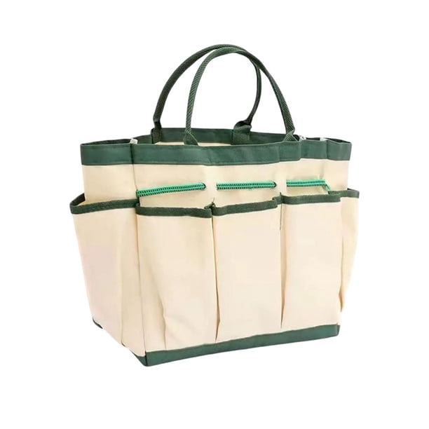 Bolsa de almacenamiento de herramientas de jardín BLESIY Tela Oxford Beige S