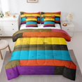 thumbnail image 1 of YST 7 Piece Rustic Farmhouse Bedding Set, Western Comforter Set, Reversible Bed In A Bag, Soft Lightweight, Queen, 1 of 5