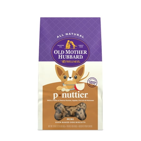 UPC: 0076344101970 | Old Mother Hubbard by Wellness Classic P Nuttier Natural Mini Biscuits Dog Treats  20 oz bag