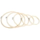 thumbnail image 2 of Círculo de anillo de punto de cruz, 5 piezas de aros de bordado redondos, herramientas de costura, marco de punto de cruz optimizado para la excelencia, 2 of 13