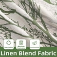 thumbnail image 2 of Driftaway Tree Branch Linen Lined Valance Double Layer Thermal Insulated Blackout Valances 3 Inch Rod Pocket Short Window Valance for Living Room Bathroom 52 Inch by 14 Inch Loden Green, 2 of 8