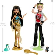 Monster High Booriginal Creeproduction Cleo De Nile and Deuce Gorgon Collectible Dolls