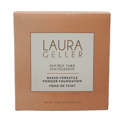 2 Pack Laura Geller Double Take Baked Versatile Powder Foundation Fair 0.9oz