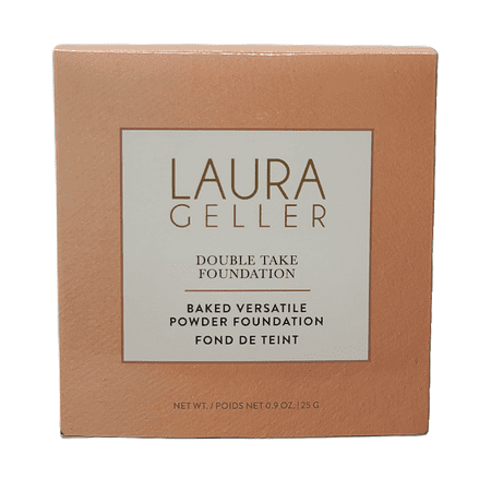 3 Pack Laura Geller Double Take Baked Versatile Powder Foundation Fair 0.9oz