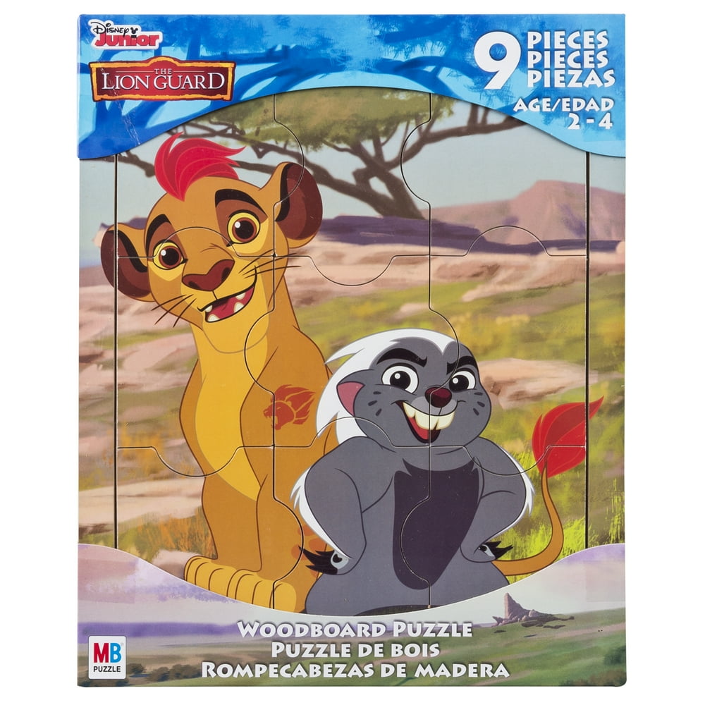 Lion Guard 9 Piece Woodboard Puzzle - Walmart.com - Walmart.com
