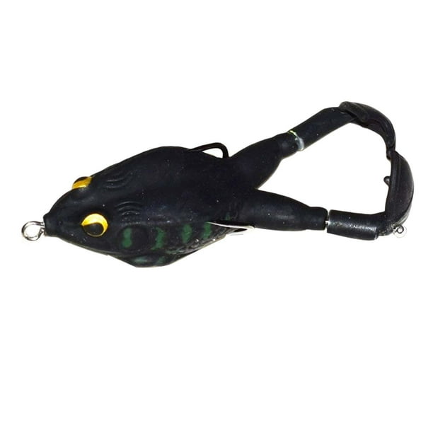 Cebos de silicona suave de rana, señuelos de pesca de sábalo, herramienta de señuelo de curricán de agua salada, jigging estilo D