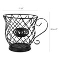 thumbnail image 2 of Bewildely Cesta de almacenamiento Universal para cápsulas de café, cesta para tazas de café, organizador de cápsulas de café Vintage, negro para el Juegos de servir café y té Numero 3 Bewildely HA026726-03, 2 of 5