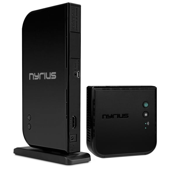 Nyrius ARIES Home HDMI Émetteur et Récepteur Sans Fil Numérique pour Streaming Vidéo HD 1080p, Boîte de Câble, Satellite, Flou, DVD, PS3, PS4, Ordinateurs Portables, PC (NAVS500)