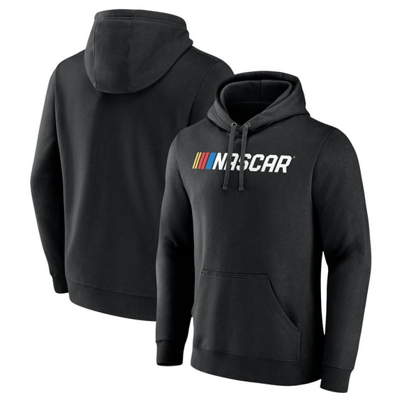 Men's Black NASCAR Logo Pullover Hoodie