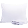 thumbnail image 2 of NTBAY Juego de 2 fundas de almohada estándar, 100% microfibra cepillada de 1800 hilos, súper suaves y acogedoras, resistentes a las arrugas, la decoloración y las manchas con cierre de sobre, fundas d, 2 of 4