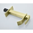 thumbnail image 5 of Single handle single hole waterfall spout bathroom vessel sink faucet with deck plate, 5 of 10