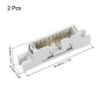 thumbnail image 2 of Uxcell 16P Dual Rows 2.54mm IDC Male Transition Plug for Flat Ribbon Cable, Pack of 2, 2 of 5