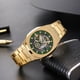 thumbnail image 3 of Bestwin Wristwatch Quartz Wholesale Fashion Skeleton Butterfly Clasp Exhibition Caseback Men's Quartz Wrist Watch - Luxury Waterproof Fashion Business Casual Sport Watches with Luminous Calendar Analo, 3 of 4