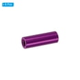 thumbnail image 3 of M3 Aluminum Spacers, 6 Pcs Metal Spacer Aluminum 3mm ID x 5mm OD x 15mm L Threaded Spacer Screw Standoff, Purple, 3 of 6