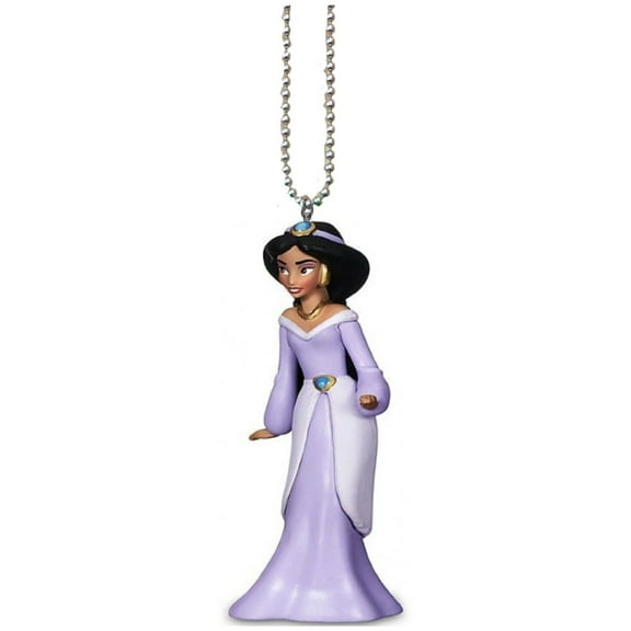 Purple Princess Jasmine PVC 3” Keychain Dangler Figure Aladdin Ornament