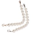 thumbnail image 2 of 2Pcs Pearl Bead Bag Chain Excellent Workmanship Easily Install Detachable Bag Chain Accessories For Wallets Handbags20mm, 2 of 8