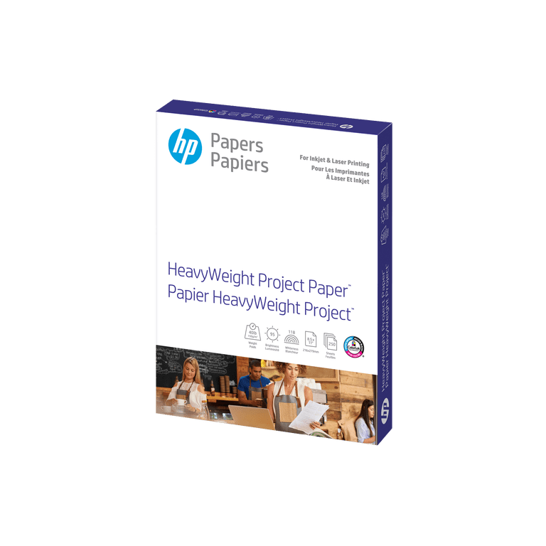 HP, Heavyweight Project Paper, 8.5 x 11 in, 250 Sheets - Walmart.com