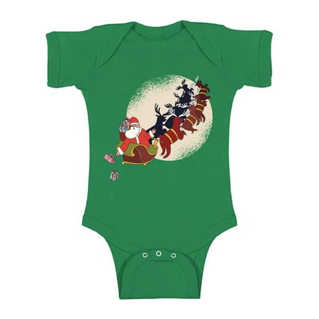 

Awkward Styles Ugly Christmas Baby Outfit Bodysuit Xmas Gifts Santa Romper