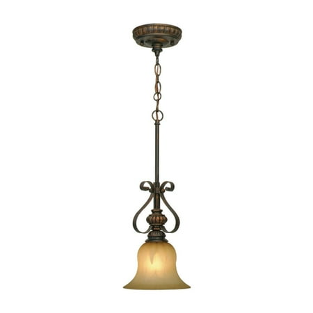 - Golden Lighting 7116-M1L Single Light Mini Pendant from the Mayfair Collection