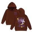 thumbnail image 3 of VeFlora Christian Jesus Hoodies for Girl, Long Sleeve Sweatshirt, Oversized Preppy Bible Verse Faith Graphic Sweatshirts(Brown/12-13 Years), 3 of 4