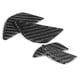 thumbnail image 5 of 4pcs Carbon Fiber Inner Door Handle Bowl Trim Sticker Prevet Scratches Fit for V60 / S60, 5 of 9