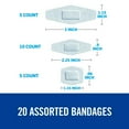 thumbnail image 4 of Nexcare Sensitive Skin White Adhesive Bandage Sterile 7/8 X 1-1/4 Inch / 1-1/8 X 3 Inch / 15/16 X 1-1/8 Inch 480 per Box, 4 of 10
