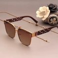 thumbnail image 2 of Gafas de sol de lujo para mujer, lentes de sol a la moda, estilo callejero, antiultravioleta, DS-8829, novedad de 2024, 2 of 5