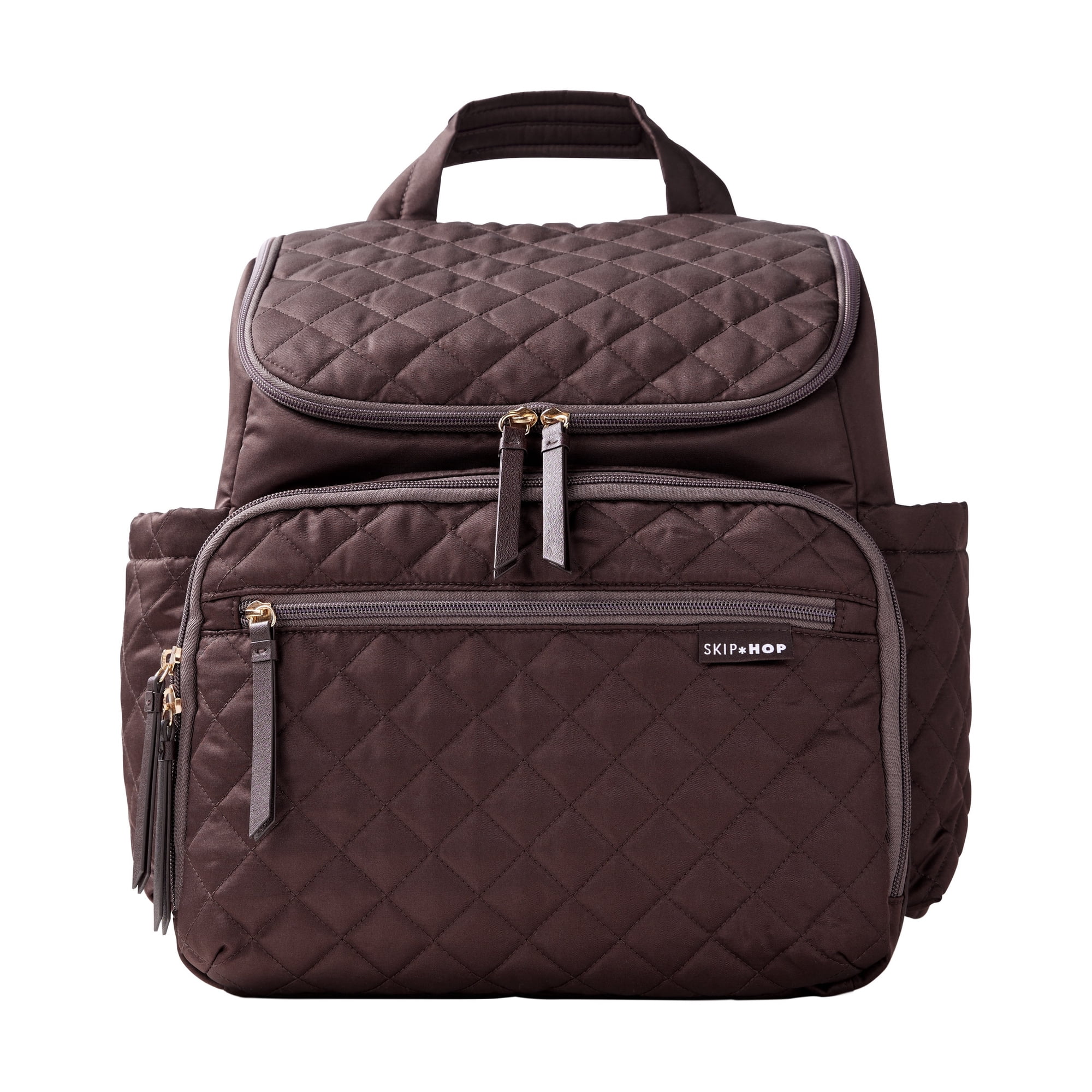 Skip Hop Forma Diaper Backpack, Chocolate, Large, Includes Changing Pad, For Baby and Parents
