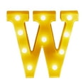 thumbnail image 2 of Darzheoy LED Letter Lights Sign Battery Powered for Home Wedding Party Christmas Birthday Decoration Light Up Alphabet Letters Personalized Bright Durables Easy Install, W, 2 of 5