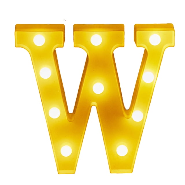 Led Christmas Lights, Battery Powered Alphabet Letter Sign for Home Party Wedding Birthday and Holiday Decoration