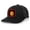 King Lion, variant on Lone Howling Wolf Hat Animal Embroidered Mesh Back Trucker Hat, Black/White