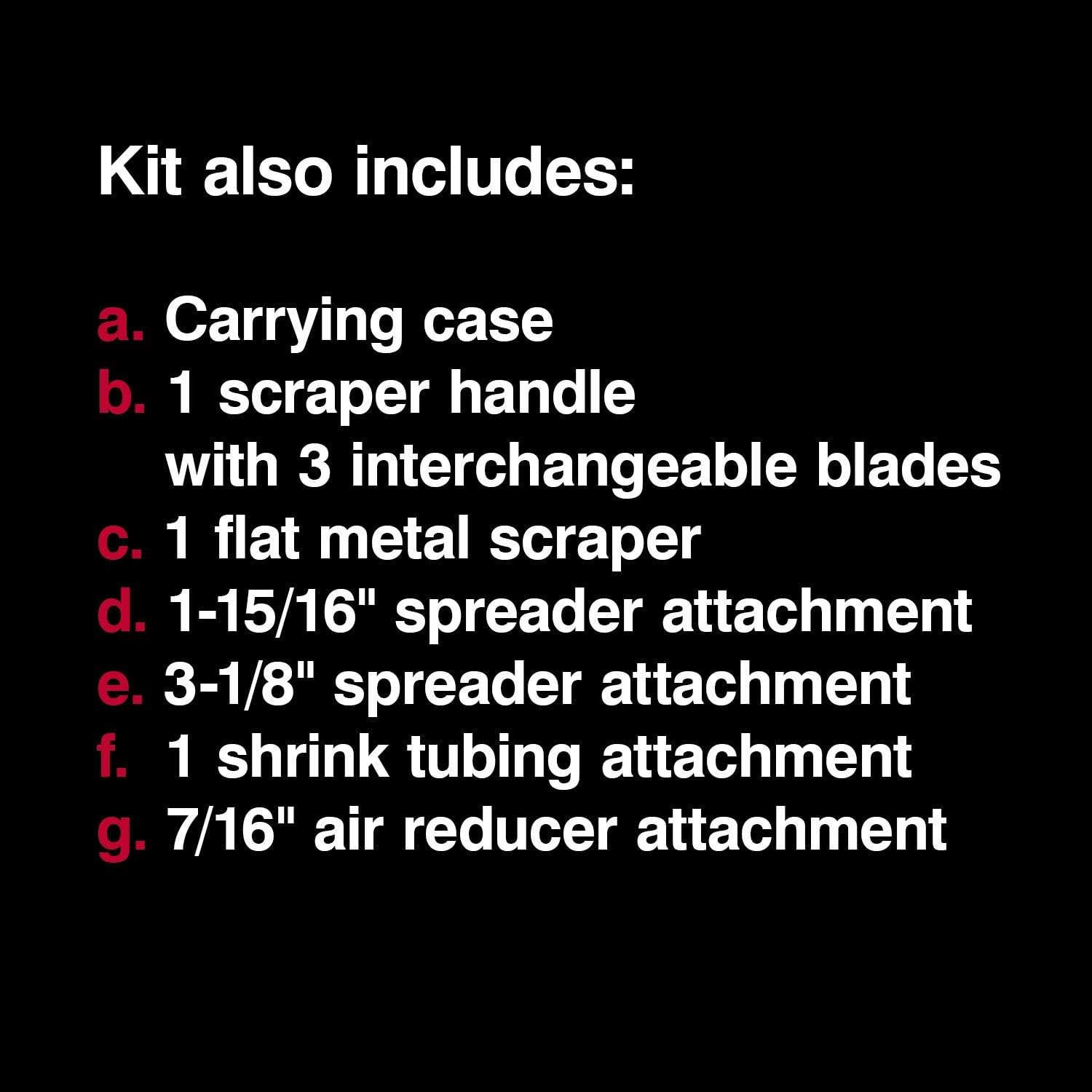 Master Appliance EC-200K Variable Temperature Heat Gun Kit with 120V, 10 Amps, 1200W