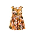 thumbnail image 1 of Robe d'Été Sans Manches à Col Rond pour Filles Tout-Petits Enfants, Décontractée, Plage, Imprimés Floraux, Robe de Fête, Vêtements, 1 of 3