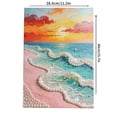 thumbnail image 3 of Fantasy Pearl Diamond Painting Kit, DIY Diamond Art Craft Set for Adults with Castle Sunflower Ocean Design,Handmade Pearl Painting Wall Decor Artwork,Creative Decoration and Relaxing Hobby Activity, 3 of 6