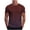 Wine, variant on Men's Summer Striped Shirts Crew Neck Short Sleeve Tropical Gradient Tee Shirt (M-3XL) Dressy Casual Trendy Outfits