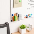 thumbnail image 4 of Magnetic Pen Holder Clear plastic Dry Erase Marker Holder Magnetic Whiteboard Marker Holder Magnetic Marker Holder Wall Mount Whiteboard Marker Organizer Classroom Supplies,BX2, 4 of 7