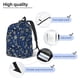 thumbnail image 3 of Easygdp Dark Blue Christmas Mochila de Lona Resistente para Laptop, Compatible con Laptops de 15 a 17 pulgadas, Ideal para Escuela, Trabajo y Viajes-Small, 3 of 5
