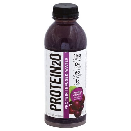 Protein2o 15g Whey Protein Infused Water, Harvest Grape, 16.9 oz Bottle (1 Count)