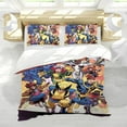 thumbnail image 5 of X-Men '97-themed Bed Sheet Set Three Piece Set Comfortable And Skin Friendly Unique Design Home Decor Gifts For Family Friends fans54x79Inches（135cm*200cm）, 5 of 6