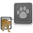 thumbnail image 2 of Dog Screen Door  Inside Flap Lockable Small Medium Pet Door  Magnetic Closure Sturdy Cat Door, 2 of 14