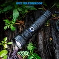thumbnail image 3 of 2 Pack Rechargeable LED Flashlights, High Lumens Flashlight with 5 Modes, IPX6 Waterproof for Camping, Emergency, 3 of 10
