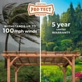 thumbnail image 2 of Backyard Discovery 12'x10' Cedar Pergola, 2 of 9