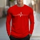 thumbnail image 1 of Blusas y camisas de manga larga con cuello redondo, moda casual para hombre, estampado deportivo, blusas de manga larga con cuello redondo, camisas para hombre, blusa de poliéster, 1 of 5